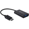 Image de StarTech.com Adaptateur vidéo DisplayPort vers VGA avec audio - M/F - 1920x1200 / 1080p - Noir, 0,184 m, 1920 x 1200 pixels, 1080p, Noir, Convertisseu