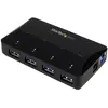 Image de StarTech.com Hub USB 3.0 à 4 ports plus port dédié à la charge de 2,4 A - 5Gbps, USB 3.2 Gen 1 (3.1 Gen 1) Type-B, USB 3.2 Gen 1 (3.1 Gen 1) Type-A, 5