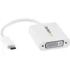 Image de StarTech.com Adaptateur vidéo USB Type-C vers DVI - M/F - Blanc, 3.2 Gen 2 (3.1 Gen 2), USB Type-C, Sortie DVI, 1920 x 1200 pixels CDP2DVIW