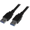 Image de StarTech.com Câble USB 3.0 A vers A de 3 m - M/M - Noir, 3 m, USB A, USB A, USB 3.2 Gen 1 (3.1 Gen 1), Mâle/Mâle, Noir USB3SAA3MBK