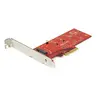 Image de StarTech.com Adaptateur SSD PCIe M2 - x4 PCIe 3.0 NVMe / AHCI / NGFF / M-Key - Low Profile et Full Profile - Adaptateur SSD PCI Express M.2, PCIe, M.2