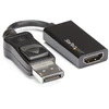 Image de StarTech.com Adaptateur DisplayPort vers HDMI - M/F - Ultra HD 4K 60 Hz - Noir, 0,215 m, DisplayPort, HDMI, Mâle, Femelle, Droit DP2HD4K60S