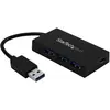 Image de StarTech.com Hub USB 3.0 à 4 ports - 5Gbps - USB-A vers 3x USB-A 1x USB-C - Adaptateur d'alimentation inclus, USB 3.2 Gen 1 (3.1 Gen 1) Type-A, USB 3.