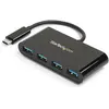 Image de StarTech.com Hub USB-C à 4 ports alimenté par bus - USB-C vers 4x USB-A - USB 3.0 - 5Gbps, USB 3.2 Gen 1 (3.1 Gen 1) Type-C, USB 3.2 Gen 1 (3.1 Gen 1)