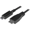 Image de StarTech.com Câble USB-C vers Micro-B de 50 cm - M/M - USB 3.1 (10 Gb/s), 0,5 m, USB C, Micro-USB B, USB 3.2 Gen 2 (3.1 Gen 2), Mâle/Mâle, Noir USB31C