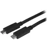 Image de StarTech.com Câble USB-C de 2m, USB 5Gbps, 60W (3A) Power Delivery, 4K 60Hz DP Alt Mode, Gaine TPE - Compatible Thunderbolt, 2 m, USB C, USB C, USB 3.