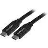 Image de StarTech.com Câble de Charge Rapide USB-C de 4m, Charge et Synchronisation, 100W (5A) PD, USB 2.0, Certifié USB-IF - Cordon de Charge USB C Noir, 4 m,