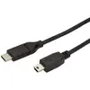 Image de StarTech.com Câble USB-C vers Mini-USB de 2m, Câble de Transfert de Données, USB 2.0, USB-C, 2 m, USB C, Mini-USB B, USB 2.0, 0,48 Gbit/s, Noir USB2CM