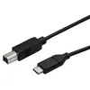 Image de StarTech.com Câble USB-B vers USB-C de 50cm, Câble de Transfert de Données, USB 2.0, USB-C, 0,5 m, USB C, USB B, USB 2.0, 0,48 Gbit/s, Noir USB2CB50CM
