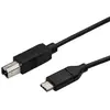 Image de StarTech.com Câble USB-B vers USB-C de 3m, Câble de Transfert de Données, USB 2.0, USB-C, 3 m, USB C, USB B, USB 2.0, Mâle/Mâle, Noir USB2CB3M