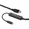Image de StarTech.com Câble adaptateur USB-C vers DisplayPort 4K 60 Hz de 3 m - Noir, 3 m, USB Type-C, DisplayPort, Mâle, Mâle, Droit CDP2DPMM3MB