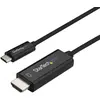 Image de StarTech.com Adaptateur USB-C vers HDMI 1m - Câble Vidéo USB Type-C Vidéo DP Alt Mode vers HDMI 2.0 - Câble d'Écran DP 1.2 HBR2 4K 60 Hz - Compatible