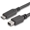 Image de StarTech.com Câble adaptateur USB-C vers Mini DisplayPort 4K 60 Hz de 1,8 m en noir, 1,8 m, USB Type-C, Mini DisplayPort, Mâle, Mâle, Droit CDP2MDPMM6