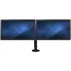 Image de StarTech.com Bras pour écran PC double affichage à fixation bureau - Pince / oeillet, Pince, 16 kg, 33 cm (13'), 68,6 cm (27'), 100 x 100 mm, Noir ARM