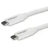 Image de StarTech.com Câble de Charge Rapide USB-C de 4m, Charge et Synchronisation, 100W (5A) PD, USB 2.0, Certifié USB-IF - Cordon de Charge USB C Blanc, 4 m