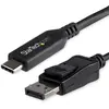 Image de StarTech.com CDP2DP146B, 1,8 m, USB Type-C, DisplayPort, Mâle, Mâle, Droit