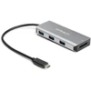 Image de StarTech.com Hub USB-C à 3 Ports avec Lecteur de Carte SD - 3 x USB-A & 1 x Slot SD - Mini Hub USB 3.2 Gen 2 (10Gbps) Type C pour PC Portable - Alimen