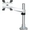 Image de StarTech.com Bras pour écran PC à montage sur bureau en aluminium - Articulé, Pince, 14 kg, 30,5 cm (12'), 86,4 cm (34'), 100 x 100 mm, Argent ARMPIVO