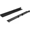 Image de StarTech.com Rails pour rack de serveur 1U - Support de montage universel - Ajustable à 99 cm, Rail d’étagère, Noir, 90,7 kg, EIA-310-D, 80 mm, 628 mm