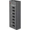 Image de StarTech.com Station de charge universelle USB avec 2 ports 2A et 5 ports 1A, Intérieure, CC, 12 V, Noir ST7C51224EU