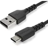 Image de StarTech.com Câble de Charge Rapide USB-A vers USB-C de 2m, Robuste, Charge et Synchronisation, 3A, USB 2.0, Gaine TPE Noire et Fibre d'Aramide - Cord