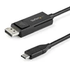 Image de StarTech.com Câble USB Type-C vers DisplayPort 1.2 (bidirectionnel) - 1m - Adaptateur USB-C à DP, 1 m, DisplayPort, USB Type-C, Mâle, Mâle, Droit CDP2