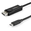 Image de StarTech.com Câble USB Type-C vers DisplayPort 1.4 (bidirectionnel) - 2m - Adaptateur USB-C à DP, 2 m, USB Type-C, DisplayPort, Mâle, Mâle, Droit CDP2