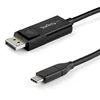 Image de StarTech.com Câble USB Type-C vers DisplayPort 1.4 (bidirectionnel) - 1m - Adaptateur USB-C à DP, 1 m, USB Type-C, DisplayPort, Mâle, Mâle, Droit CDP2