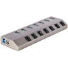 Image de StarTech.com Hub USB-C avec Auto-Alimenté à 7 Ports - Hub USB Type C vers USB-A pour PC de Bureau/Portable - Hub USB 3.0 5Gbps avec Alimentation 7 Por