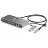 Image de StarTech.com Hub USB-C à 2 Ports USB-A avec Ethernet et RS-232, Dongle USB-C vers USB-A, 100W PD Pass-Through, 2x USB-A 5Gbps, Gigabit Ethernet, Série