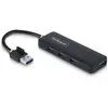 Image de StarTech.com Hub USB-A 4 Ports, 5Gbps, Alimenté par Bus, Mini Hub USB de Voyage, Splitter USB 3.0 Multiport, Hub USB Portable, Protection Contre les S