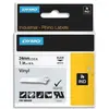 Image de Ruban Dymo Rhino 24 mm vinyl noir sur blanc 1805430