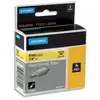 Image de Gaine thermo-rétractable Dymo Rhino 9 mm HST noir sur blanc 18053