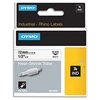 Image de Gaine thermo-rétractable Dymo Rhino 12 mm HST noir sur blanc 18055