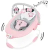 Image de DISNEY BABY -MINNIE-Transat bébé arche avec jouets déveil Disney amovible 8 Mélodies Vibrations calmantes Cale tête évolutif en occasion ou reconditionné