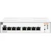 Image de HPE Aruba Networking Aruba Instant On 1830 8G, Géré, L2, Gigabit Ethernet (10/100/1000), Full duplex, Grille de montage JL810A