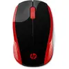 Image de HP Souris sans fil 200 (Rose impératrice), Ambidextre, Optique, RF sans fil, 1000 DPI, Noir, Rouge 2HU82AA#ABB