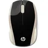 Image de HP Souris sans fil 200 (Rose soie), Ambidextre, Optique, RF sans fil, 1000 DPI, Noir, Or 2HU83AA#ABB