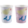 Image de Gobelet en papier Sirène Be a Mermaid (Lot de 8)