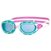 Image de Lunettes de natation Zoggs Predator Enfant Rose Turquoise Taille unique 461319-PKTQ-TBL