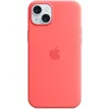Image de Coque et étui téléphone mobile Apple Coque en silicone avec MagSafe pour iPhone 15 Plus - Goyave en occasion ou reconditionné