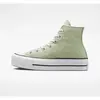 Image de Baskets à plateforme femme Converse Chuck Taylor All Star Vert 37 A03541C