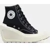 Image de Baskets femme Converse Chuck 70 Luxe Wedge Egret Noir 37 A06478C