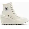 Image de Baskets femme Converse Chuck 70 Luxe Wedge Egret Blanc 38 A06479C