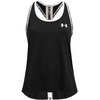 Image de Débardeur fille Under Armour Knockout Noir 10/12 ans 1363374-001
