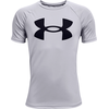 Image de Maillot garçon Under Armour à manches courtes Tech Big Logo Gris 8/10 ans 1363283-011