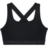 Image de Brassière femme Armour Mid Crossback Sports Noir M 1361034-001