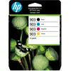 Image de HP 903 Pack de 4 cartouches d'encre Noir/Cyan/Magenta/Jaune authentiques, Rendement standard, Noir, Cyan, Magenta, Jaune, Encre à pigments, Encre à pi