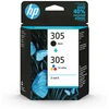 Image de HP 305 Cartouche d'encre authentique 6ZD17AE - Pack de 2 (Noir + Couleur)
