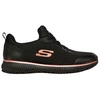 Image de Chaussures Skechers Squad Sr Femme maille plate noire avec finitions or rose 40 77222EC-BKRG